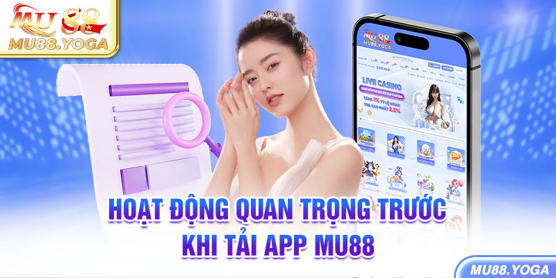 Hoạt động cần kiểm tra khi cài đặt